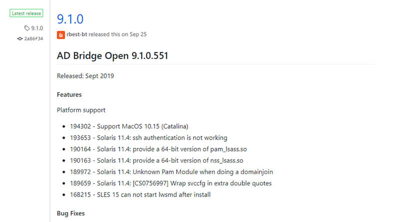 PBIS-Open Release Page