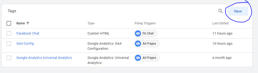 Facebook Custom Chat with Google Tag Manager